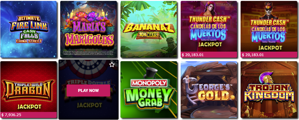 borgata online slots library